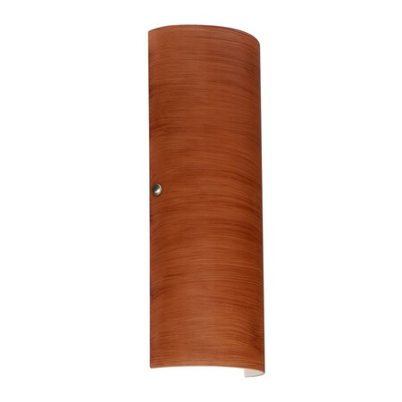 Besa Lighting Torre 18 Wall Sconce, Cherry, Satin Nickel Cap Finish, 2x75W Incandescent 8193CH-SN